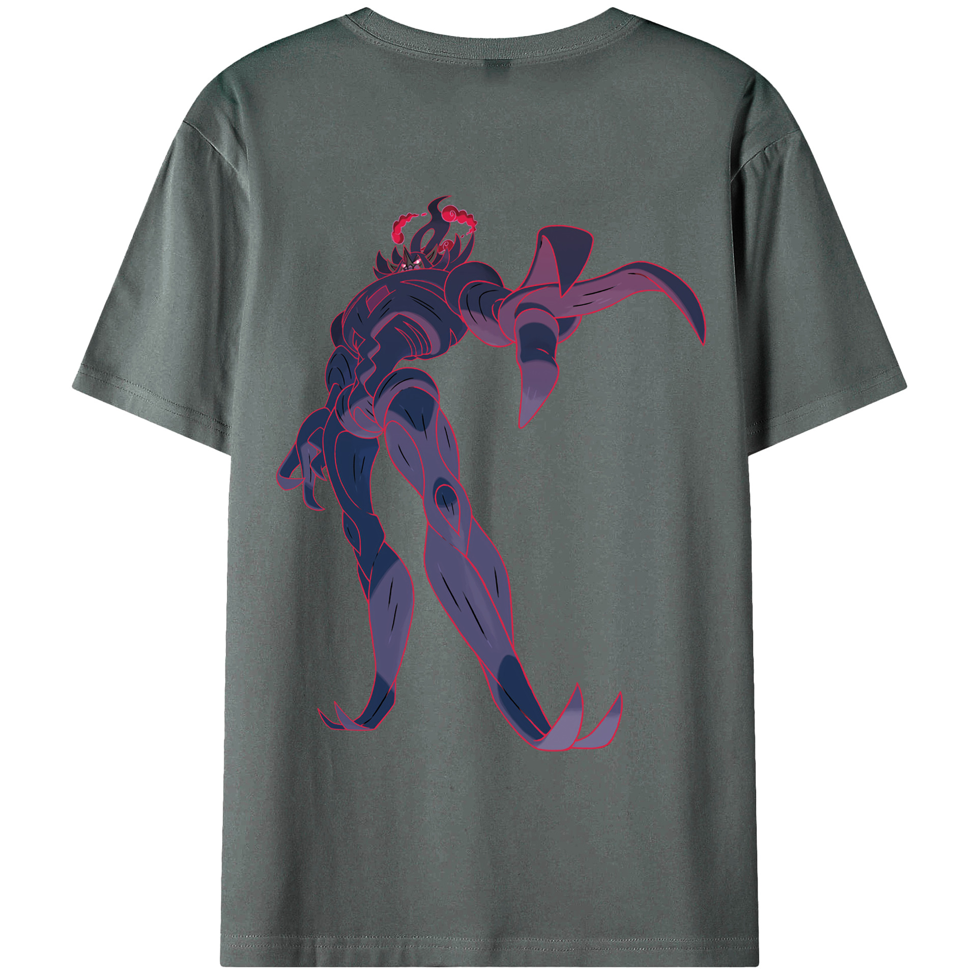 （画像用） ポケットモンスター Pokémon 綿100％ メンズ半袖Tシャツ（バックプリント） 通気性